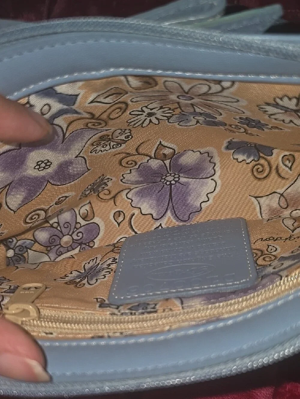 Brighton Light Blue Women’s Shoulder Bag with Heart Charm